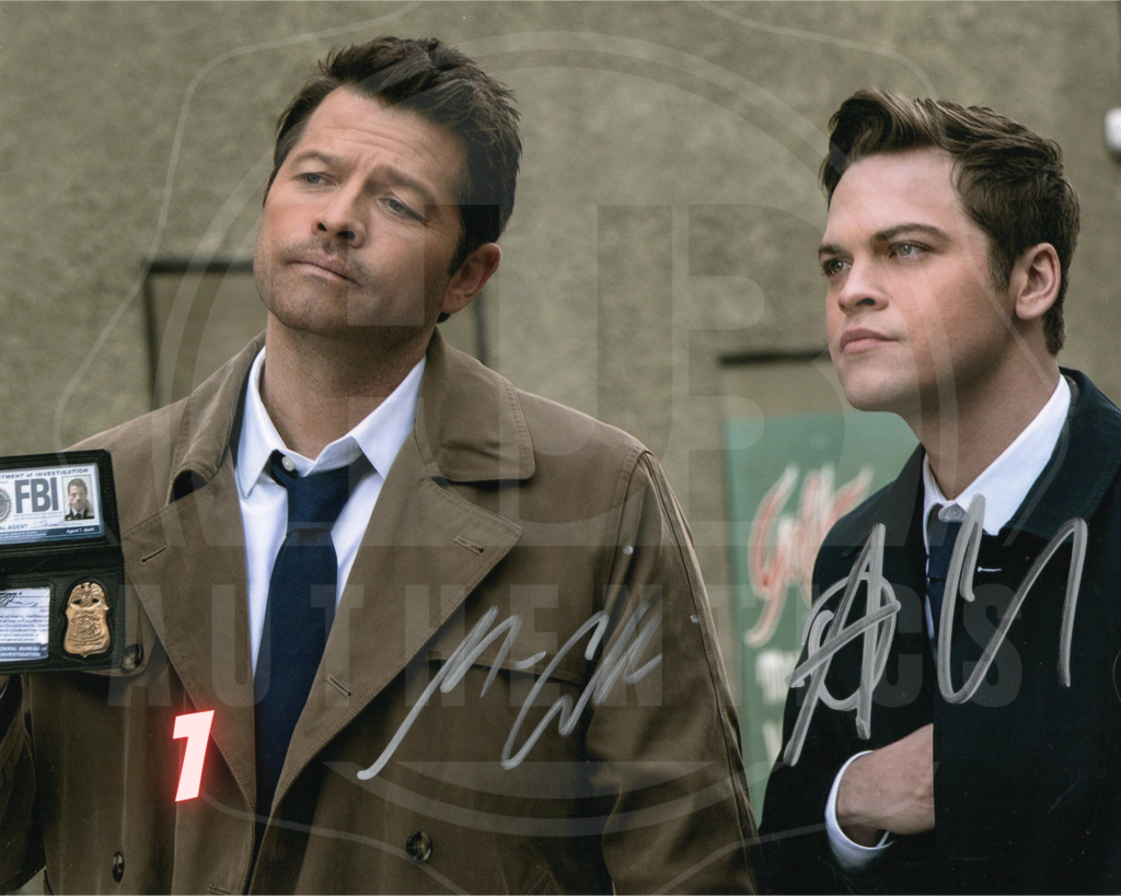 Alexander Calvert & Misha Collins Autograph The Hub Productions