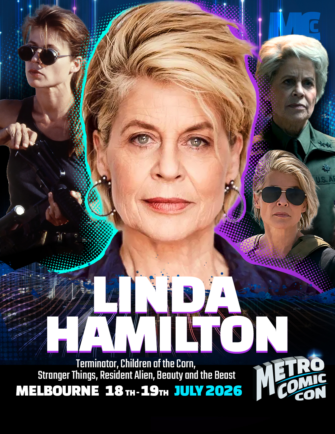 Linda Hamilton - Send In Item Autograph